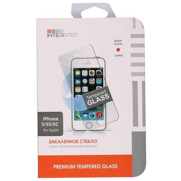 Защитное стекло для iPhone InterStep для iPhone 5